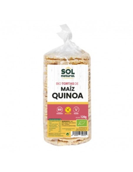  Tortas Maiz Con Quinoa. Sg Sol Natural