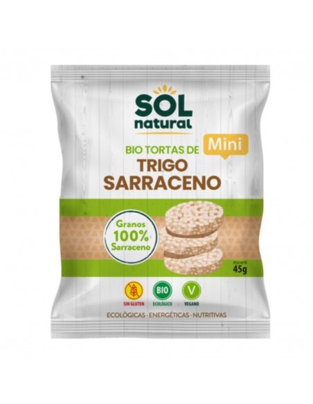  Tortitas De Trigo Sarraceno Mini 45Gr. Bio Sg Sol Natural