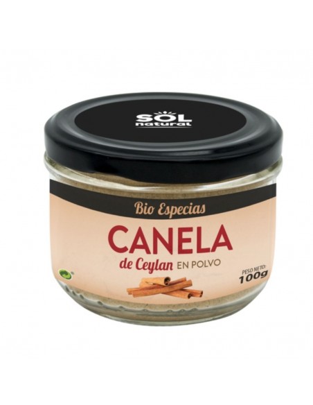 Canela Ceylan En Polvo 100Gr. Bio Sol Natural