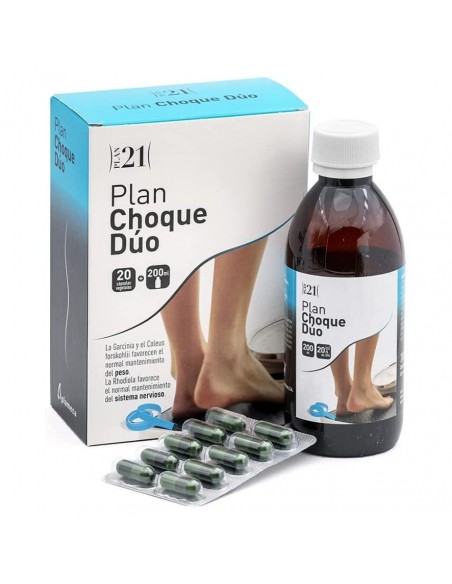  Plan Choque Duo 200Ml.+20Cap. Plan 21 Plameca