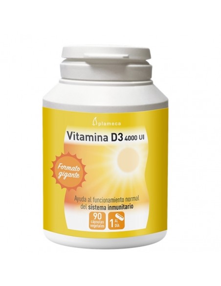  Vitamina D3 4000Ui 90Cap. Plameca