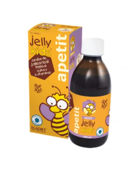  Jelly Kids Apetit J.Real 250Ml.Jarabe(Sabor Fresa) Eladiet