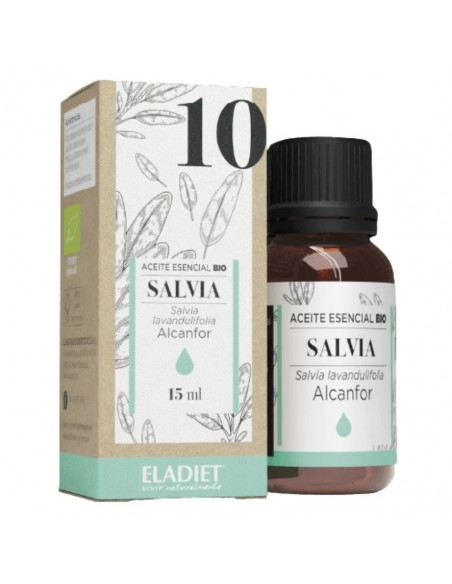  Salvia Aceite Esencial Bio 15Ml. Eladiet