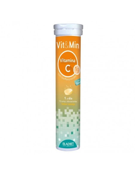  Vit & Min Vitamina C 15Comp.Eferv. Eladiet