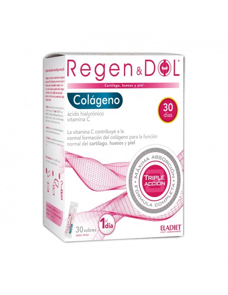 Regen & Dol Colageno Sabor Limon 30Sbrs. Eladiet