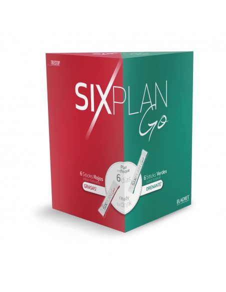Triestop Sixplan Go 6Sticks Rojos+6Sticks Verdes Eladiet