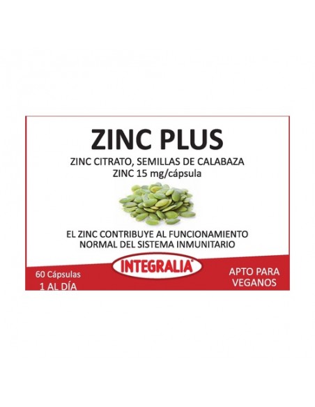 Zinc Plus 60Cap. Integralia