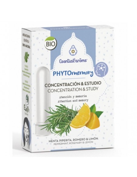 Phytomemory 5Ml. + 2 Sticks Inhaladores Esential Aroms