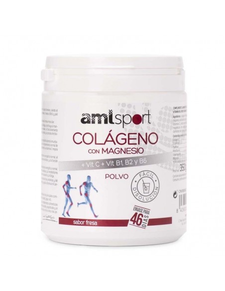 Colageno Con Magnesio+Vit. C+B1+B2+B6 Fresa 350Gr. Ana Maria Lajusticia