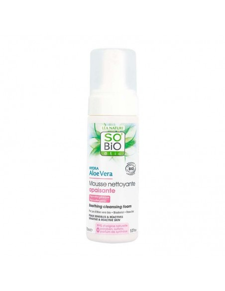 Espuma Limpiadora Calmante Aloe 150Ml. Bio So´Bio Etic