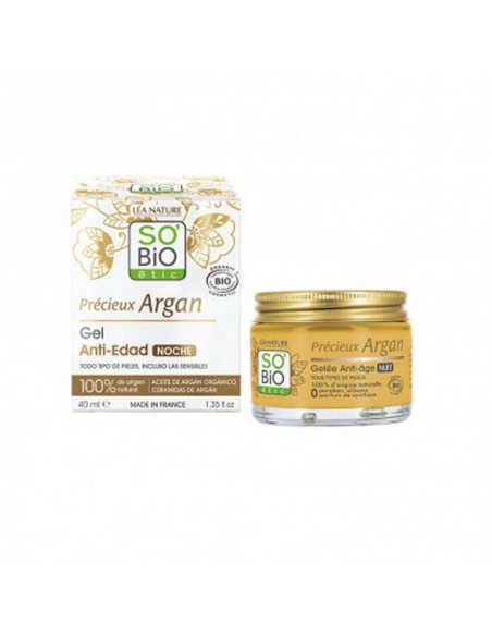 Gel Noche Antiedad Argan 150Ml. Bio So´Bio Etic