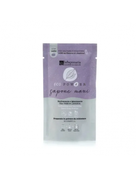 Jabon De Manos Arbol Te-Lavanda En Polvo 25Gr. La Saponaria