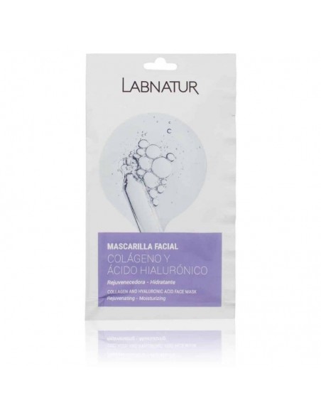 Mascarilla Facial Colageno-Acido Hialuronico 24Srs. Labnatur Bio