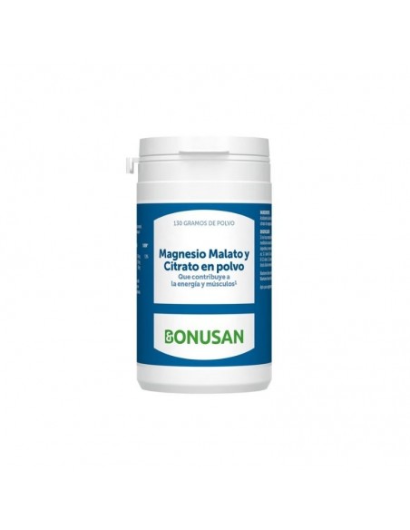 Magnesio Malato Y Citrato Polvo 130Gr. Bonusan