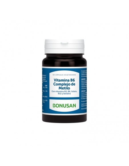 Vitamina B6 Complejo Metilo 60Cap. Bonusan
