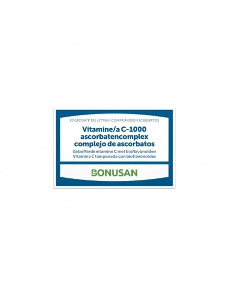 Vitamina C 1000 Complejo De Ascorbatos 30Comp. Bonusan