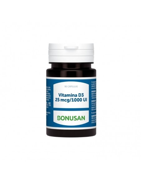 Vitamina D3 25Mcg/1000Ui 90Cap. Bonusan
