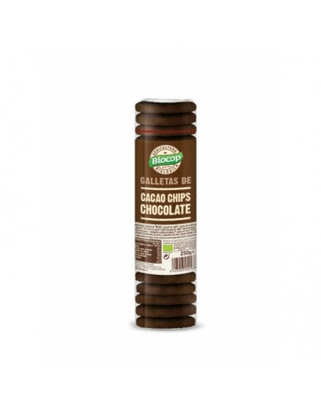 Galletas De Cacao Con Chips De Chocolate 250Gr Bio Biocop