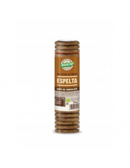 Galletas Espelta Con Chips De Chocolate 250Gr. Bio Biocop