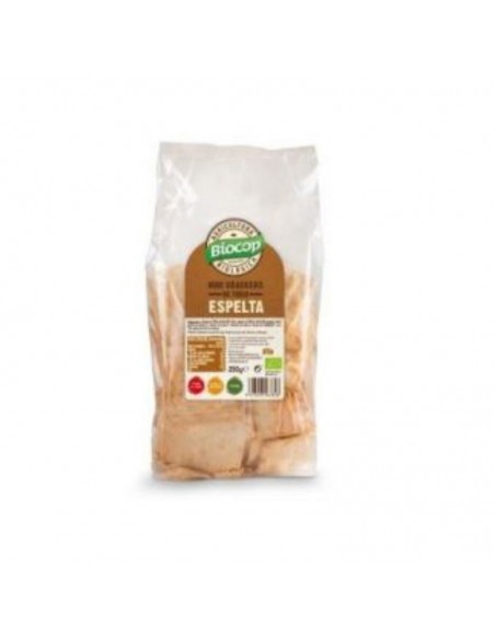 Mini Crackers De Trigo Espelta 250Gr. Bio Vegan Biocop