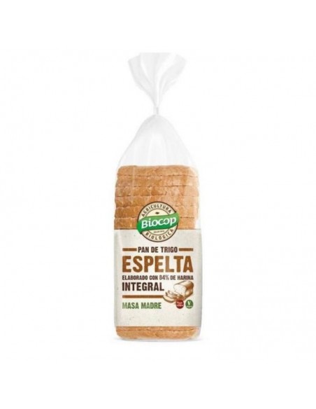 Pan De Molde Espelta Integral Masa Madre 400Gr Bio Biocop