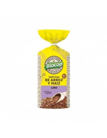 Tortitas De Arroz, Maiz Y Lino 200Gr. Bio Biocop